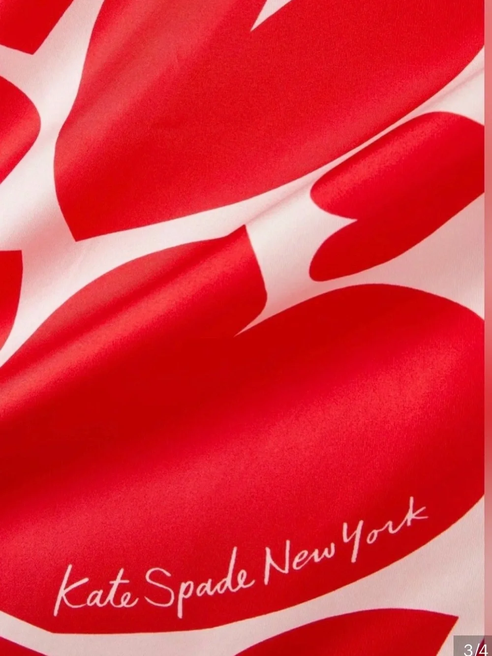 NWOT Kate Spade Sweetheart Bandana Silk Scarf 🧣
